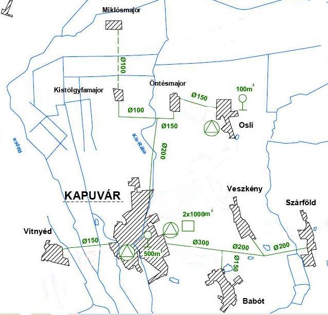 Kapuvár térkép