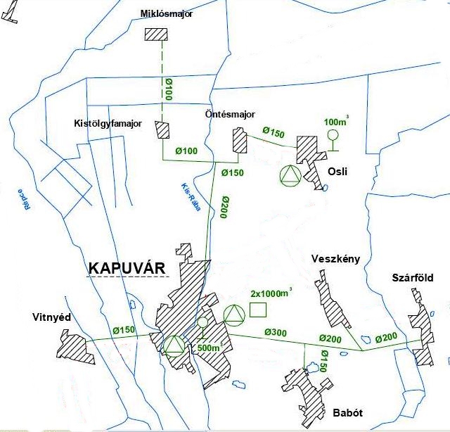 Kapuvár térkép