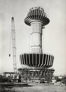 A Marcalvárosi víztorony műszaki átadása 1981-ben volt