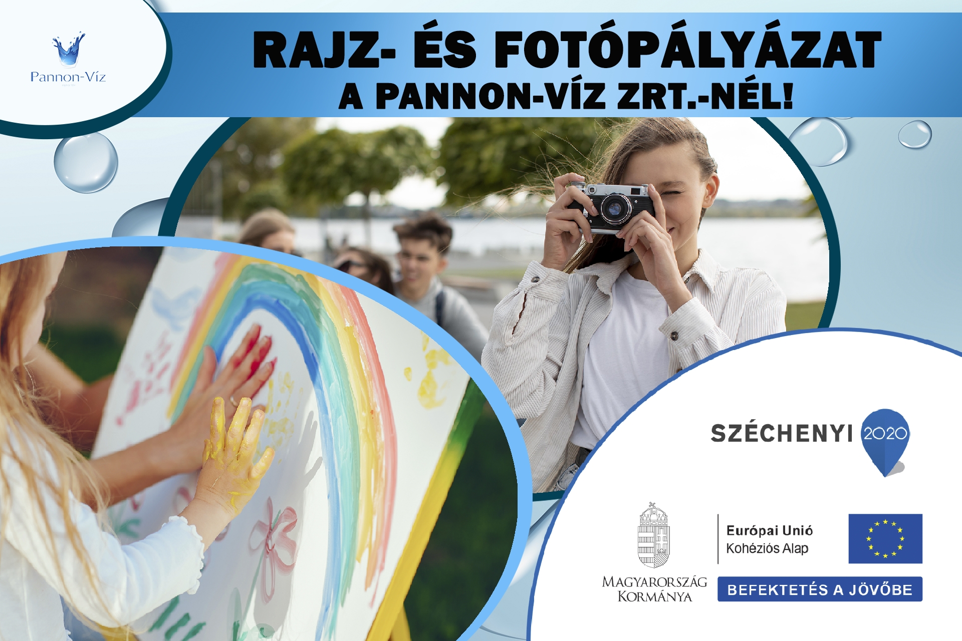 Rajz- és fotópályázat a Pannon-Víz Zrt.-nél