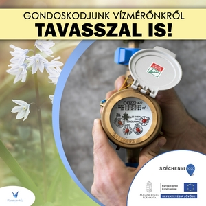 Gondoskodjunk vízmérőnkről plakát