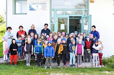 Víztornyot látogattak az ifjú alkotók