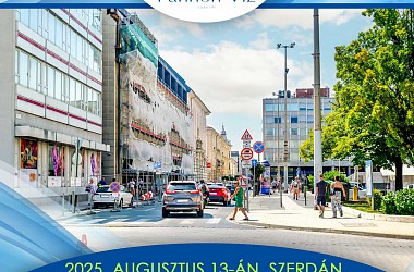 Csatornafelújítási munkák kezdődnek Győrben, a Bajcsy-Zsilinszky úton