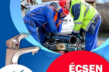 IVÓVÍZELLÁTÁS SZÜNETEL: Écs