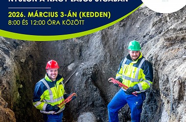 IVÓVÍZELLÁTÁS SZÜNETEL: Nyúl településen