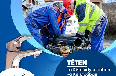 IVÓVÍZELLÁTÁS SZÜNETEL: Téten