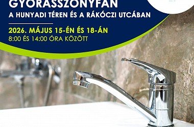 IVÓVÍZELLÁTÁS SZÜNETEL: Győrasszonyfán