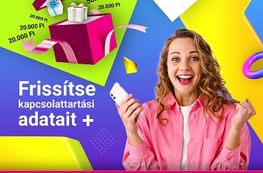 Frissítse kapcsolattartási adatait, és nyerjen értékes ajándékokat!