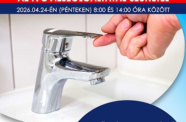 IVÓVÍZELLÁTÁS SZÜNETEL: Téten